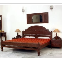 Teak bed 005 - Image 1