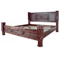 Lotus Solid Pillar Bed - Image 6