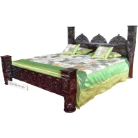 Traditional 3 Mehrab pillar BED 045 - Image 5