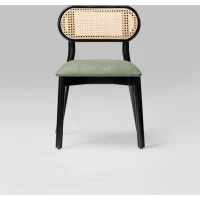 Tarzon rattan net dining chair - Image 1