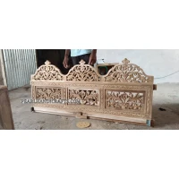 Mehrabi jaali teak traditional sofa - Image 3