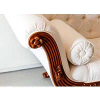 Jaali flower teak sofa 010 - Image 2