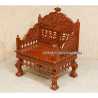 Traditional carved sofa 011 - Image 2