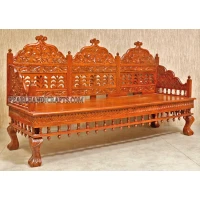 Traditional carved sofa 011 - Image 1