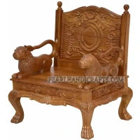 Traditional carved sofa 008 - Image 2