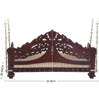 4 Peacock Sekhawati Teak swing - Image 3