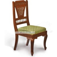 Kristall-fine carved dining teak chair - Image 1