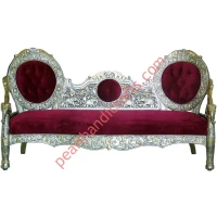Silver / Metal Sofa Set 006 - Image 2