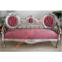 Silver Sofa Set 009 - Image 4