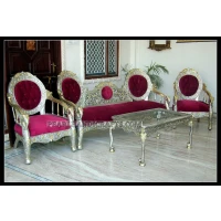 Silver / Metal Sofa Set 006 - Image 6