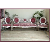 Silver Sofa Set 009 - Image 6