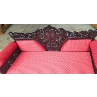 Double peacock chowki base teak Swing 055 - Image 7