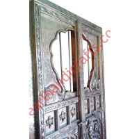 Temple Doors | Carved Teak Doors | Wooden Temple Doors | Metal Doors - Image 2