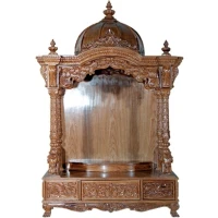 Pooja Mandir for Home | Wooden Teample | Teak Temple | Wooden Madir - Image 1