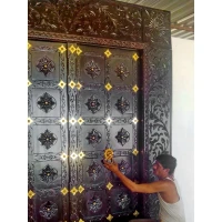 Teak door 013-The "Grand Entrance" - Image 6