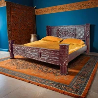 Lotus Solid Pillar Bed - Image 1