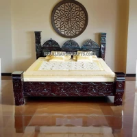 Traditional 3 Mehrab pillar BED 045 - Image 1