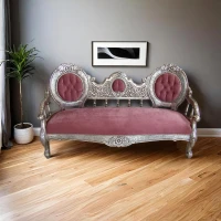 Silver Sofa Set 009 - Image 1