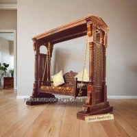 Double Pillar Teak Swing 007 - Image 1