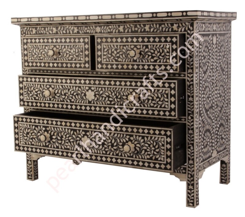 Bone inlay furniture