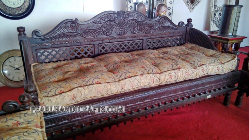 CRVSS026 (1), Handicraft Wooden sofa Manufacturer in Rajasthan