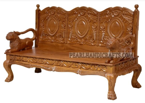 CRVSS08 (2), Handicraft Wooden Sofa Manufacturer in Rajasthan