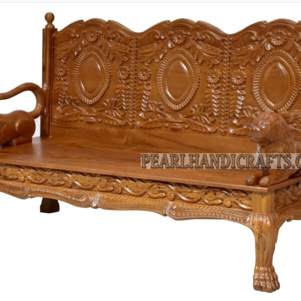 CRVSS08 (2), Handicraft Wooden Sofa Manufacturer in Rajasthan