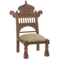Pitha teak horse chair - Image 2