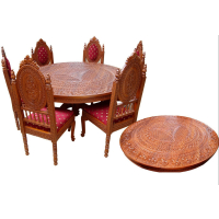 Round Top Dining With 4 Chairs - Image 8