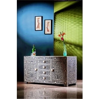 Bone inlay Cabinet 001 - Image 5