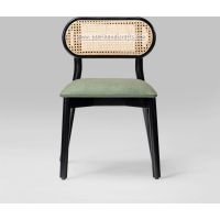 Tarzon rattan net dining chair - Image 1