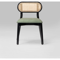 Tarzon rattan net dining chair - Image 3
