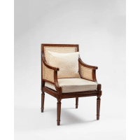 Nayara rattan arm sheesham chair - Image 6