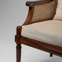Nayara rattan arm sheesham chair - Image 5