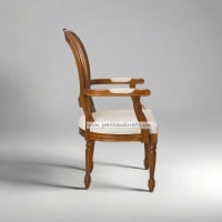 Kanbina teak wood dining chair - Image 6