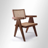 Chandigarh rattan 4 chairs dining table - Image 3