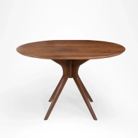 Oval shape Solid wood dining with 4 chairs. - Image 4