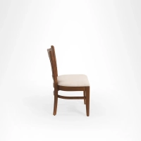 Oval shape Solid wood dining with 4 chairs. - Image 9