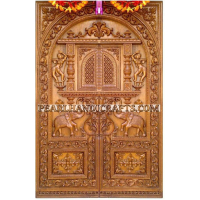 Teak door 036 - Image 1