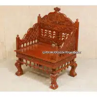 Traditional carved sofa 011 - Image 2