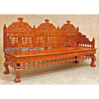 Traditional carved sofa 011 - Image 1