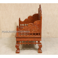 Traditional carved sofa 011 - Image 4