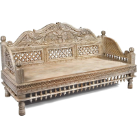 traditional carved sofa 0012 - Image 7