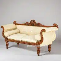 Victorian Udaipur teak Sofa - Image 2