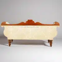 Victorian Udaipur teak Sofa - Image 4