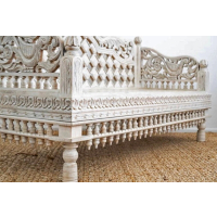 Traditional carved sofa 009 - Image 2