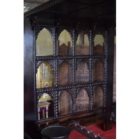 Solid Pillar Bed with canopy - Image 4