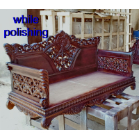 Double peacock chowki base teak Swing 055 - Image 10