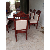 Teak Dining With Arc Shape-017 - Image 2