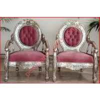 Silver Sofa Set 009 - Image 3